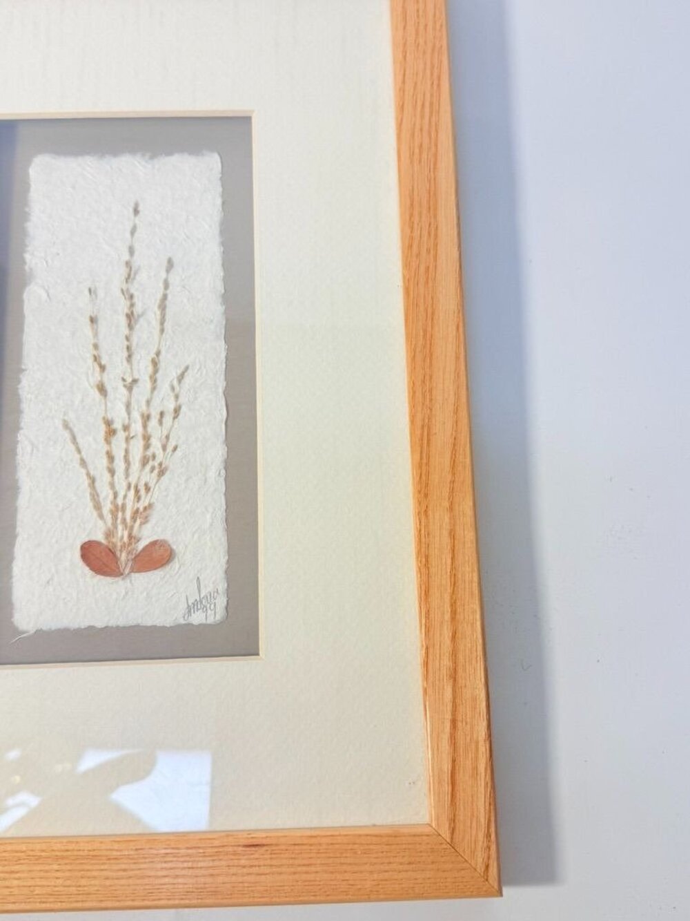 Wall Decor Handcrafted Floral Paper Art Vintage Sculptural Shadow Box Tiny Flowe - Picture 8 of 16